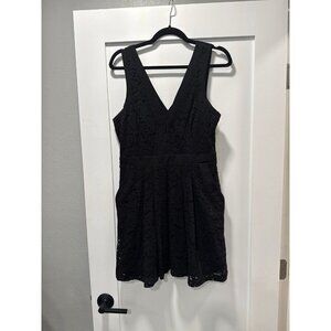 Free People black lace romper